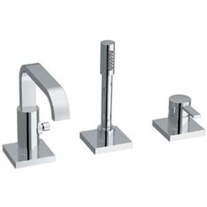 Roman Tub Filler With Personal Hand Shower 19302000 GH. 22 L x 13 