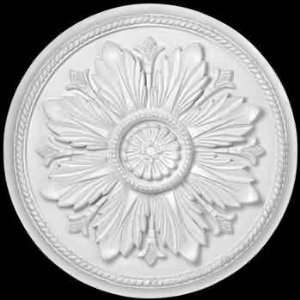  Ceiling Medallions, White Urethane Foam, 23 3/4 Diameter Medallion 