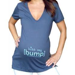 Kiss My [Bump] Maternity V neck T shirt  