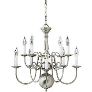  Forte Lighting 2500 10 55 10 Light Chandelier