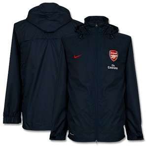  11 12 Arsenal Basic Rain Jacket   Navy