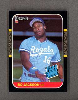 1987 Donruss #35 Rated Rookie Bo Jackson Royals MINT *3086  