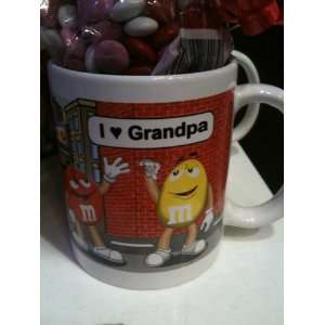  M&Ms I Love Grandpa Mug with Candy