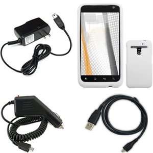   Cable + Home Wall Charger + Rapid Car Charger for LG Revolution VS910
