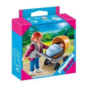  Playmobil Mom with Baby Carriage 4756 Toys & Games