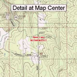  USGS Topographic Quadrangle Map   Silver Lake, Washington 