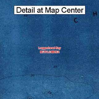  USGS Topographic Quadrangle Map   Loggerhead Key, Florida 