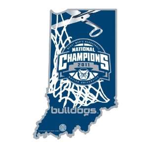  NCAA Butler Bulldogs 2011 Basketball Champs State Sign 