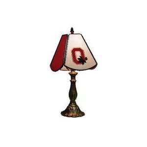  Ohio State Buckeyes MVP Small Stained Glass Table Lamp 
