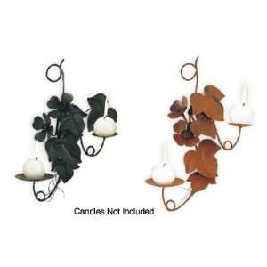    Wall Candle Holder Flower Plant 13 (2 Pieces Set)