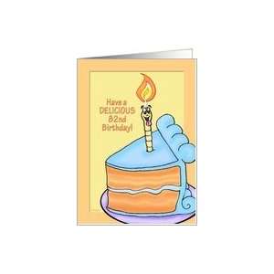  Tasty Cake Humorous 82nd Birthday Card Card Toys & Games