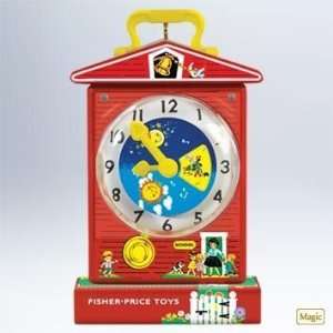  2011 Music Box Teaching Clock Fisher Price Magic Hallmark Ornament 