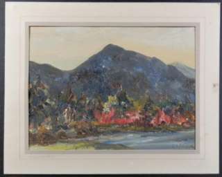 Killarney Ireland Abstract Mountain Oil Painting Signed Bryce Original 