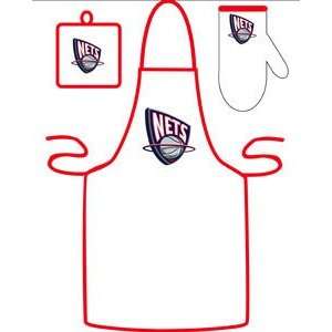  New Jersey Nets Grilling Apron Set (Quantity of 2) Sports 