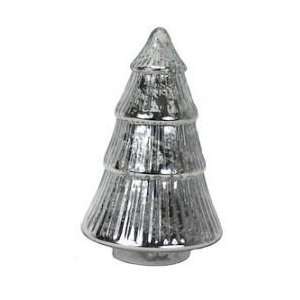 Mercury glass Christmas tree large in silver