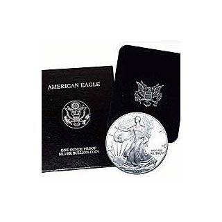  1991 Proof American Eagle Silver Dollar with Original 