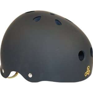  Triple Eight Helmet Black Rubber Black Xs Skate Helmets 