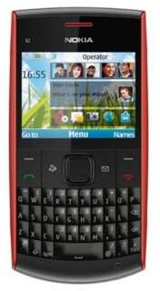 NEW* NOKIA X2 01 Unlocked GSM Quad Band Phone Red/Blk  