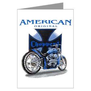  Greeting Cards (20 Pack) American Original Choppers Iron 