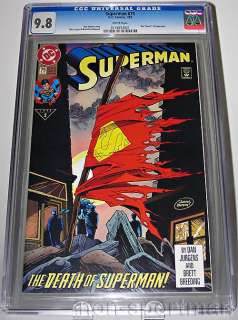 SUPERMAN #75 CGC 9.8 DEATH OF SUPERMAN 1ST PRINTING  