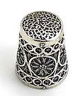 Beautiful Sterling Silver Thimble, Fingerhut ,Ditale, dedal, Made in 