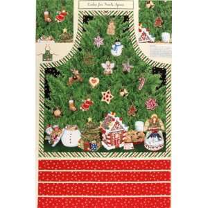   Christmas Tree Ornament Panel Multi Fabric By The Panel Arts, Crafts