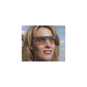  CREWS TM110 Safety Glasses,Bk Frame,Clear,Univ,UV