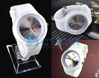Multicolor Unisex Jelly Silicone Sports Wrist Watch New  