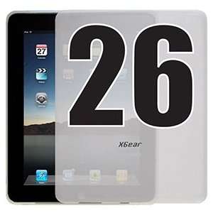  Number 26 on iPad 1st Generation Xgear ThinShield Case 