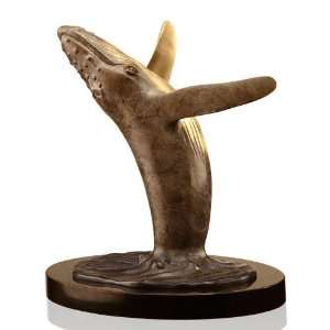  Breaching Humpback Whale Sculpture