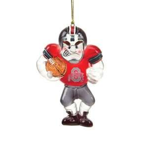 BSS   Ohio State Buckeyes NCAA Acrylic Football Player Ornament (3.5)