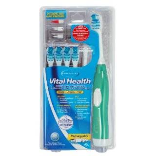 Brushpoint Clinical Care Battery Power Tooth Brush, Metallic Silver 