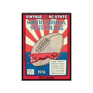  2011 Vintage NC State Football Calendar