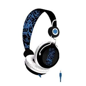  Urban DJ Stereo Headset, Black/Blue BM AUB02
