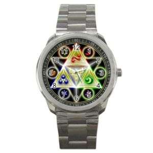 The Legend of Zelda Triforce Symbol Sport Metal Watch  