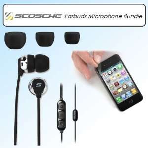 com Scosche HP155M Noise Isolation Earbuds With Tapline II Microphone 