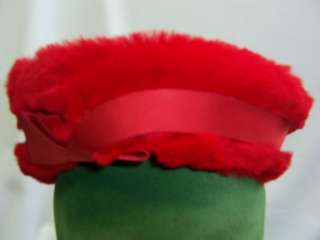   Womens Red Hat Faux Fur Doris Designed Famous Barr St Louis  