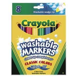  Crayola BIN7208 Wedge Tip Washable Markers Toys & Games