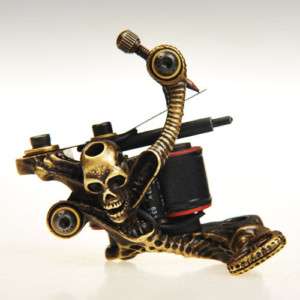 Custom Tattoo Luos Machine Gun Pure Copper Sculpt XTQ3  