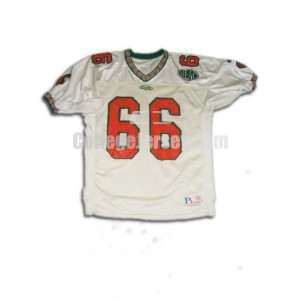   No. 66 Game Used Florida A&M All Pro Image Football Jersey (SIZE XXXL