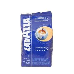LavAzza Super Crema Coffee Beans 2.2 lbs  Grocery 
