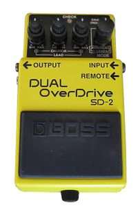Boss SD 2 Overdrive Guitar Effect Pedal  