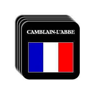 France   CAMBLAIN LABBE Set of 4 Mini Mousepad Coasters 