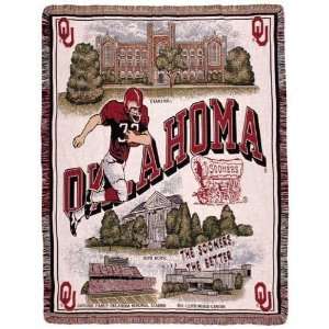 University of Oklahoma Sooners Tapestry Throw Blanket 50 x 70 