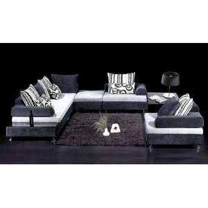 Microfiber Fabric Sectional Sofa Set   Hades Fabric Sectional with 