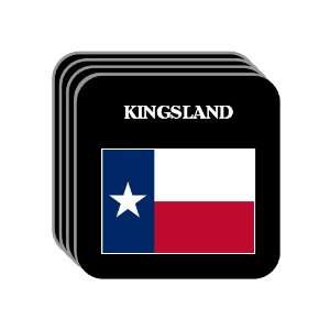 US State Flag   KINGSLAND, Texas (TX) Set of 4 Mini Mousepad Coasters