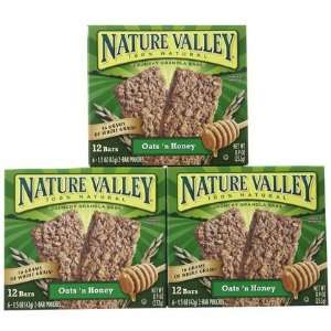 Nature Valley Granola Bars, Oats N Honey, 8.9 oz, 3 ct (Quantity of 2 