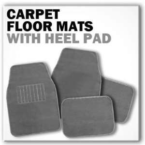  FH C14403 Carpet Floor Mats with Heel Pad Gray Automotive