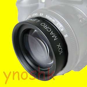 52mm +10 Close up Macro Lens for Nikon D50 D60 D3000  