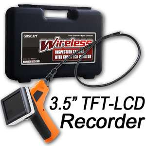 Wireless Pipe Borescope Inspection Camera DVR Recorder  